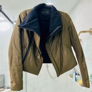 BCBG - Olive Green Jacket with Black Lining